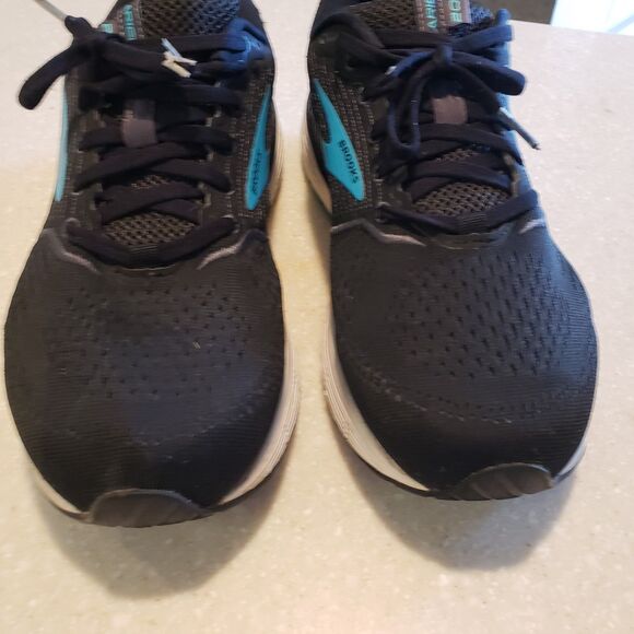 Brooks Ariel 20 Black Blue Women Size 10.5 Running Shoes Support Walk Jog - Picture 3 of 8